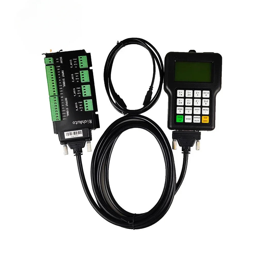 CNC Controller Richauto DSP A11E A18E 3Axis 4Axis USB Remote Control System, Supports Multi-Head Replacement and G Code