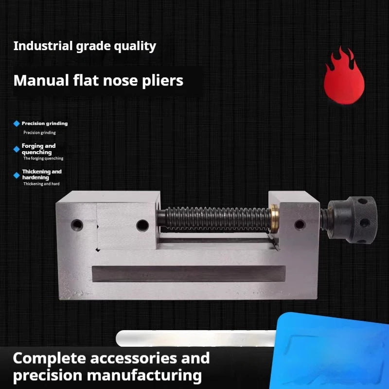 Precision Tool Maker QGG100 4 Inch CNC Vise Right Angle Mirror Grinder CNC Vise Grab Tong Surface Grinder Milling Machine