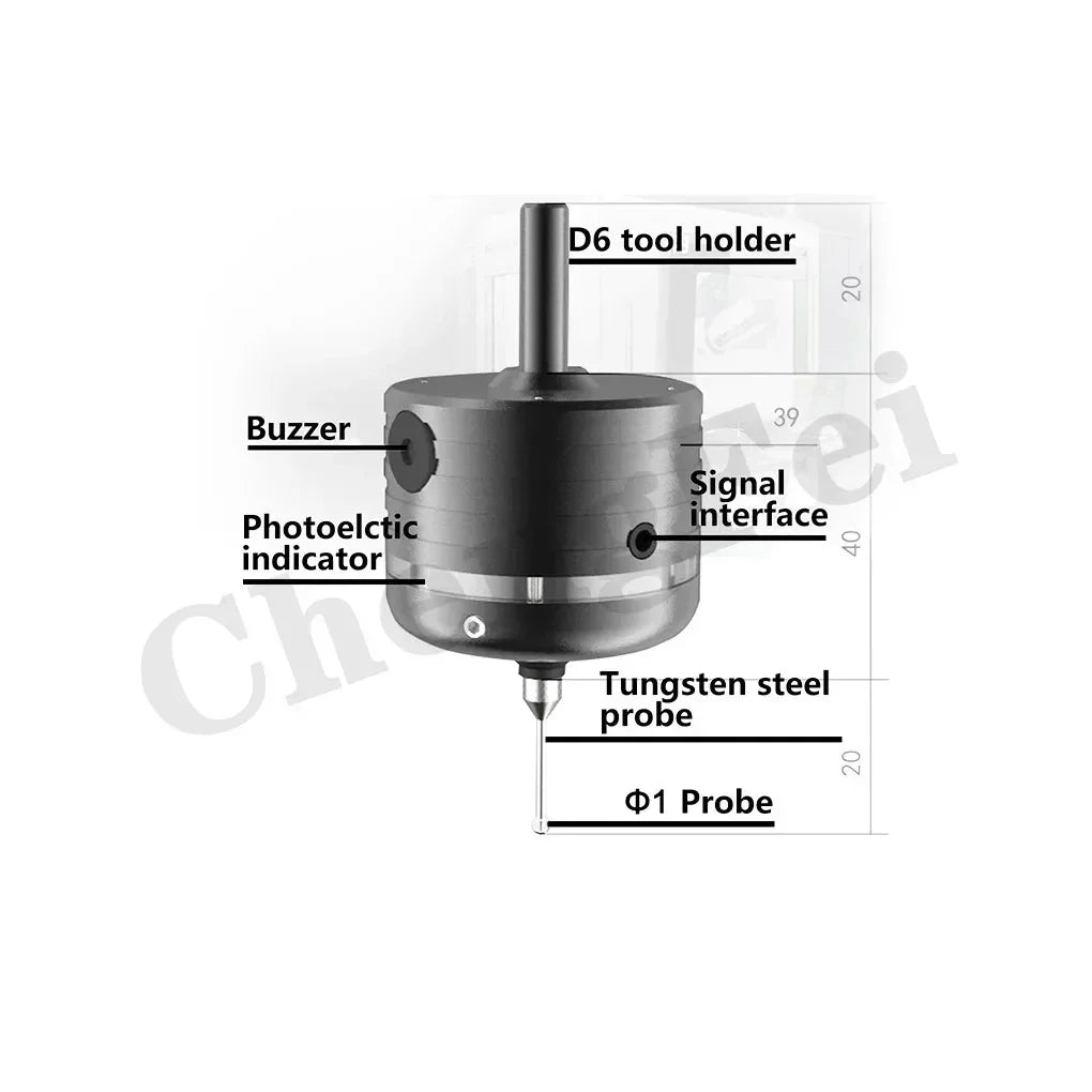 CNC latest V5 V6 0.005μm 3D Touch Probe edge finder to find the center desktop CNC probe compatible with mach3 and grbl