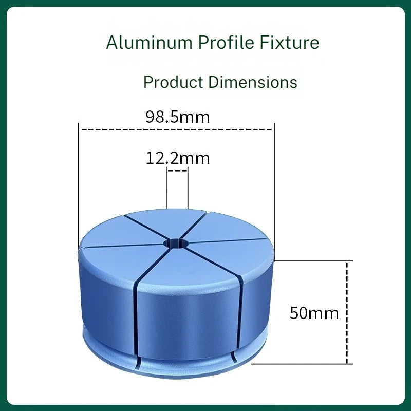 ID OD Pneumatic Workingholding Clamps Workpiece Clamping Fixtures Clamp Any Shape Hold On External Internal Form For Machining