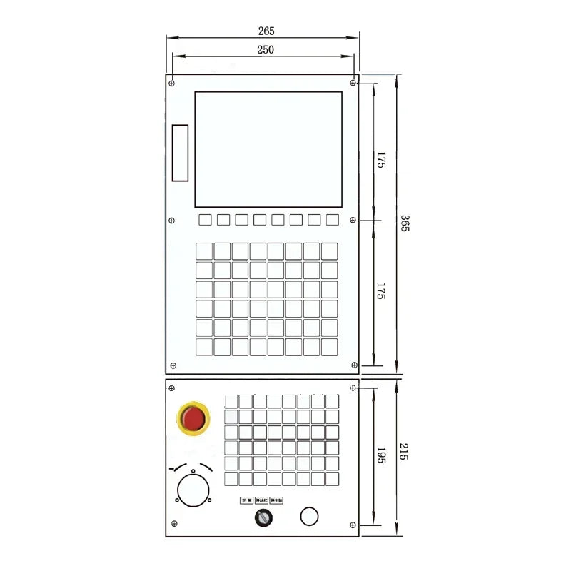 Vertical absolute 4 axis G-code CNC Milling controller total CNC vmc solution similar as GSK logo customized CNC1500MDC-4