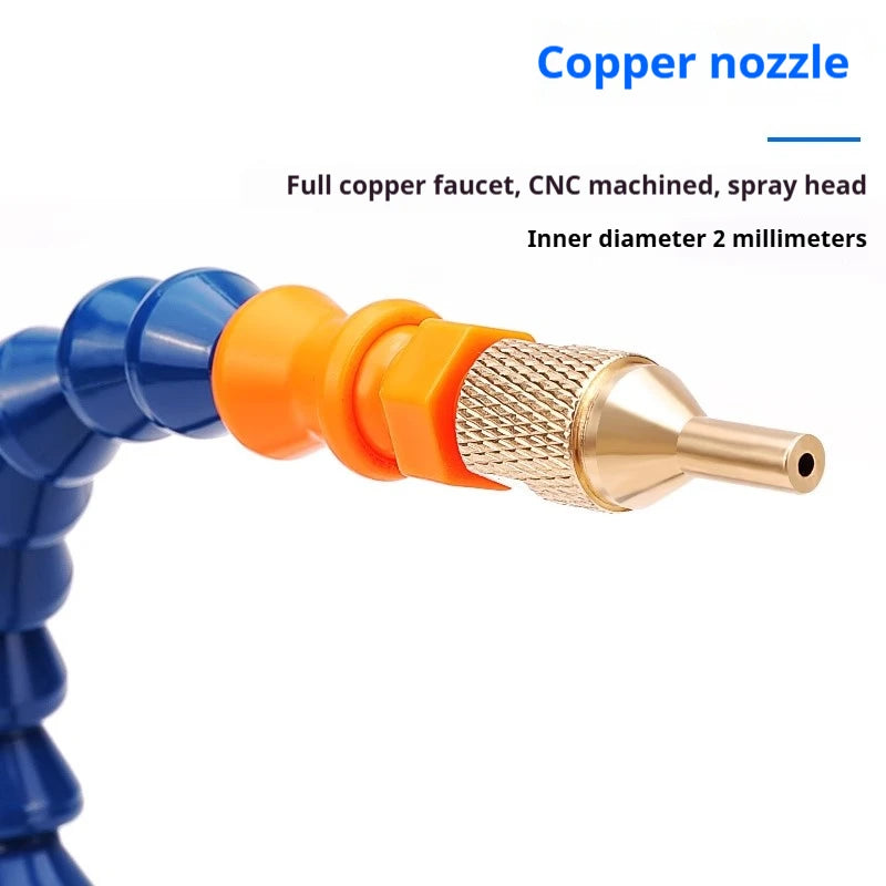 Pneumatic lathe machining cooling sprayer milling machine cutting fluid universal engraving machine sprayer water pipe oil pump