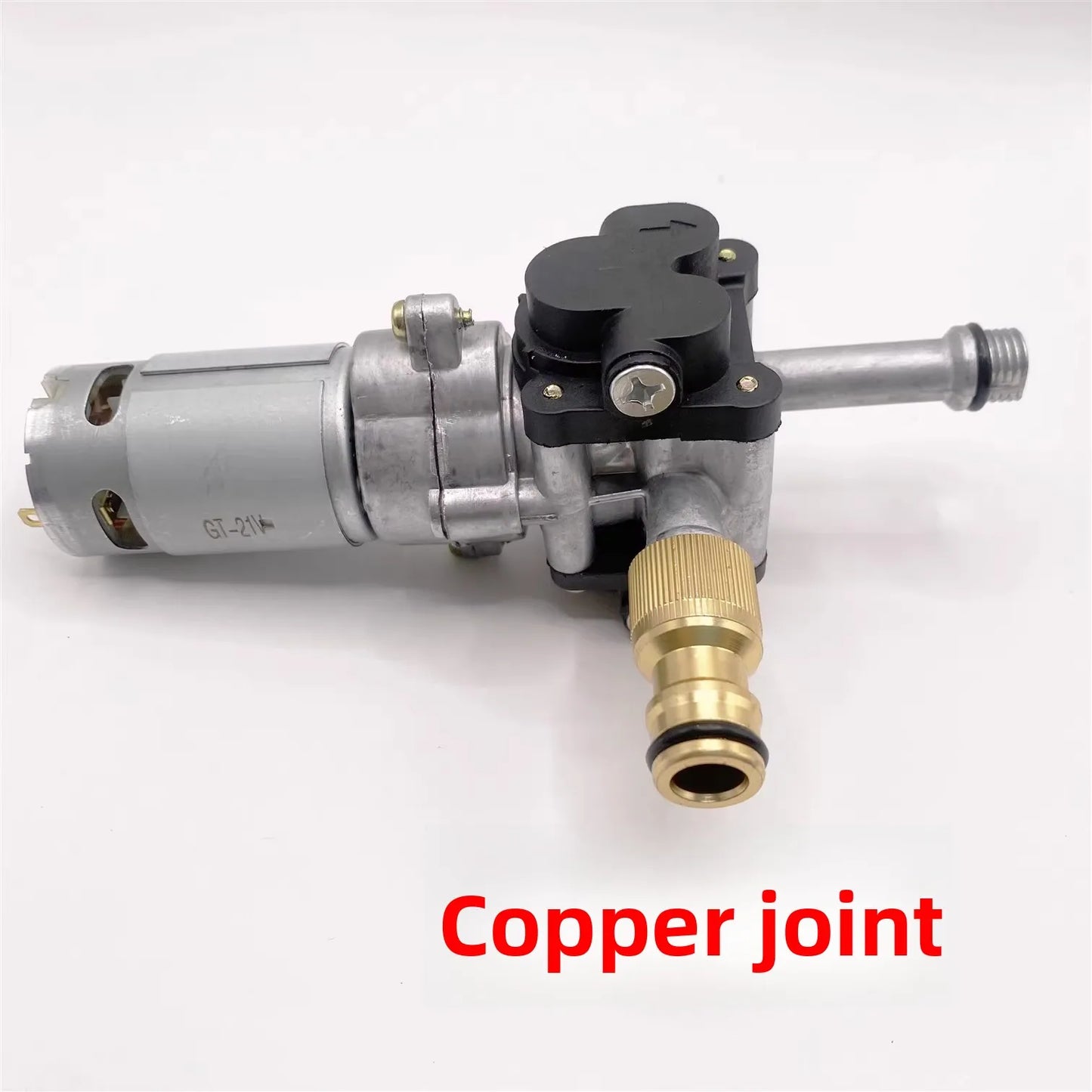 21V Pressure Washer Zinc Alloy Pump Head Plunger Portable Lithium Power Cleaner Accessories Car Washing Machine Pump Host