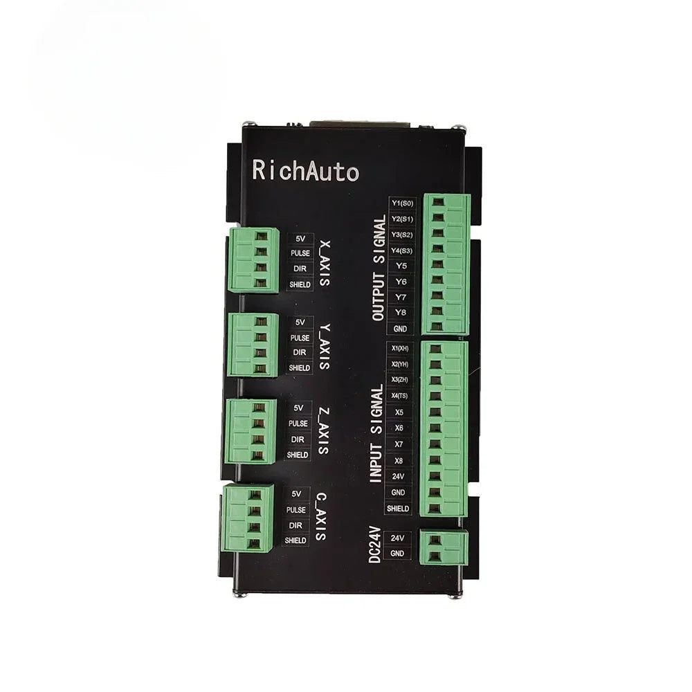 CNC Controller Richauto DSP A11E A18E 3Axis 4Axis USB Remote Control System, Supports Multi-Head Replacement and G Code