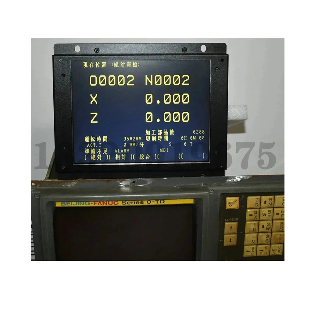 CNC Industrial LCD Display Monitor For Replacing FANUC 9" Old CRT A61L-0001-0093 D9MM-11A MDT947B-2B A61L-0001-0095 D9CM-01A