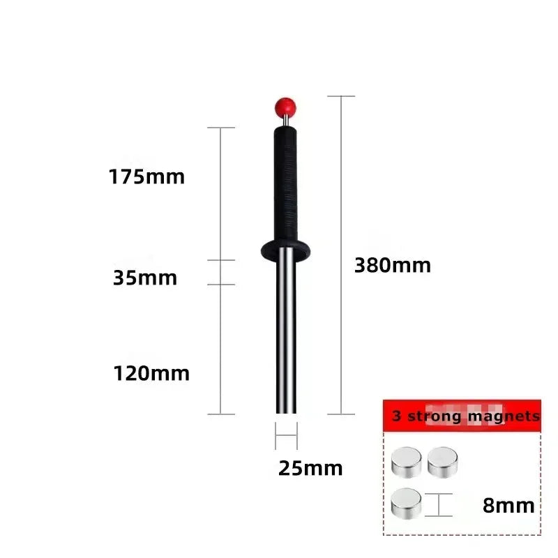 380mm Magnetic Retrieving Tool Iron Absorber Magnet Nails Grabber Reacher Tool Handle Swarf Pick Up
