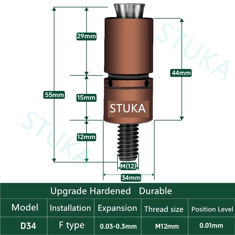 Stuka CNC Inner Diameter Expansion Pin Quick Locating Inner Support Chuck Inner Hole Expansion Fixture for Moulds