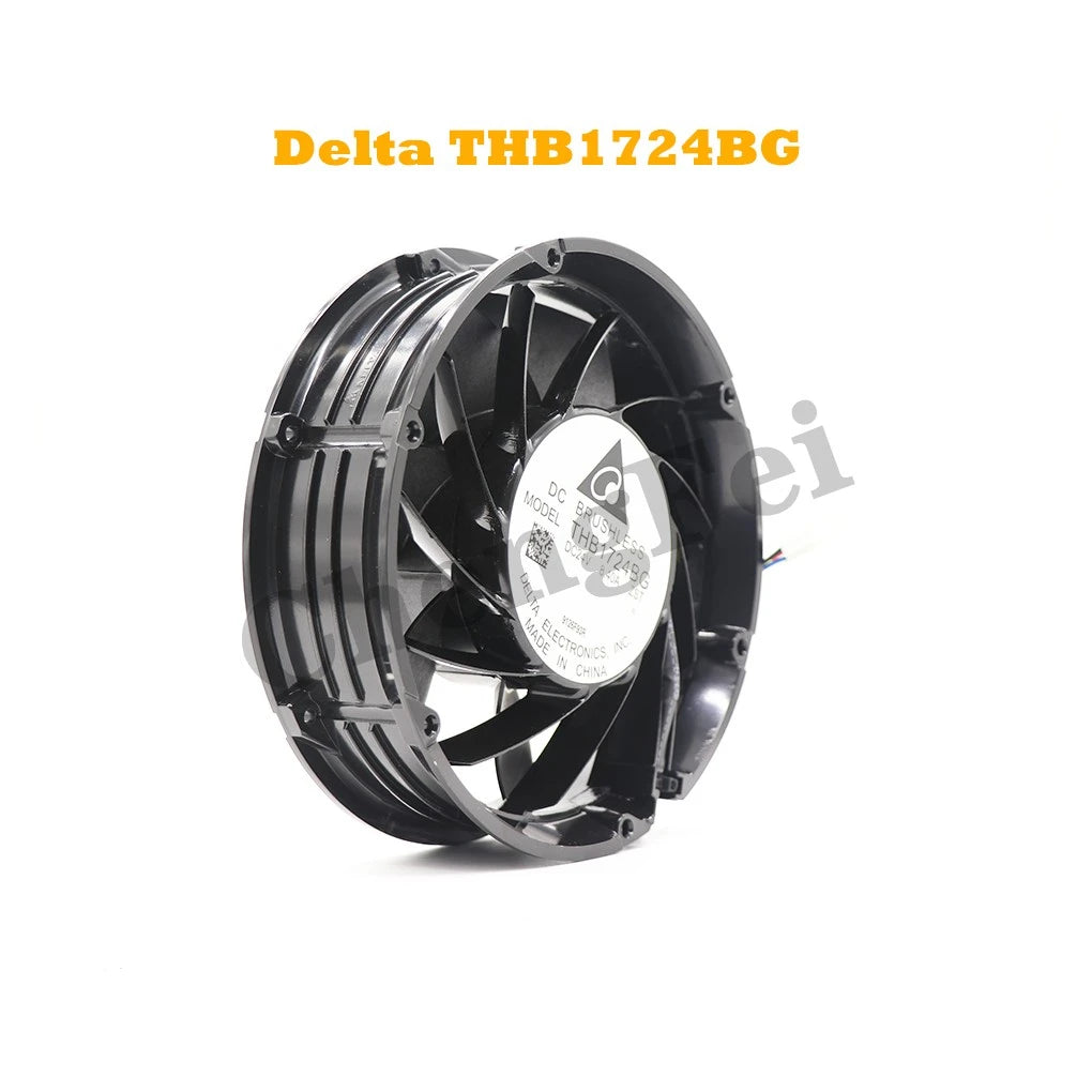 ABB Inverter Fan CNC Delta THB1724BG ACS880 R9 17cm 17251 24V 8.40A 8000RPM Ball Bearing