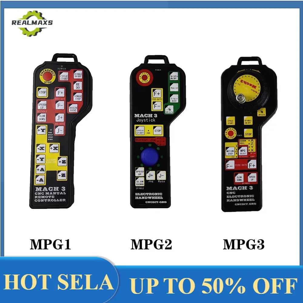 CNC MACH3 electronic handwheel manual controller USBMODBUS MPG CNC engraving machine motion card interface board pulse generator