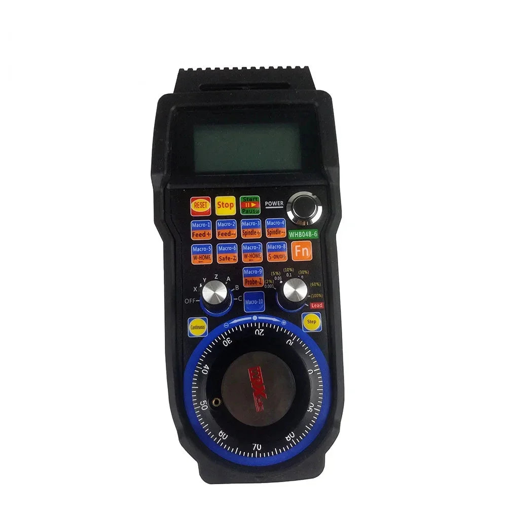 WHB04B-4 WHB04B-6 CNC Wireless 4/6axis Mach3 MPG Pendant Handwheel For MITSUBISHI FANUC LNC SYNTEC System