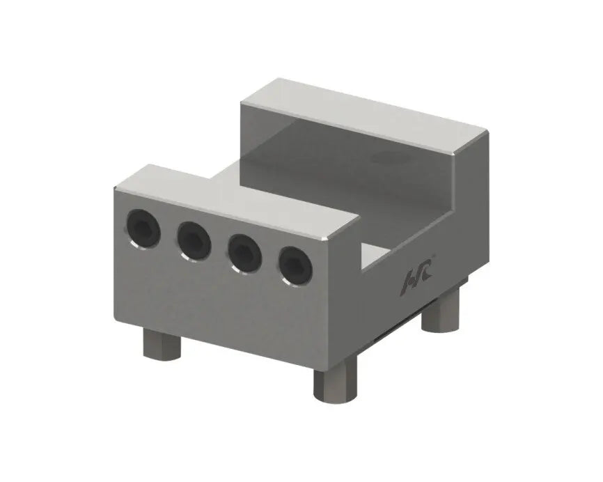 Position Fixture ER Fixture U-shaped Groove Stainless Steel Clip Brass Spark Machine Electrode Clip Copper Male Seat