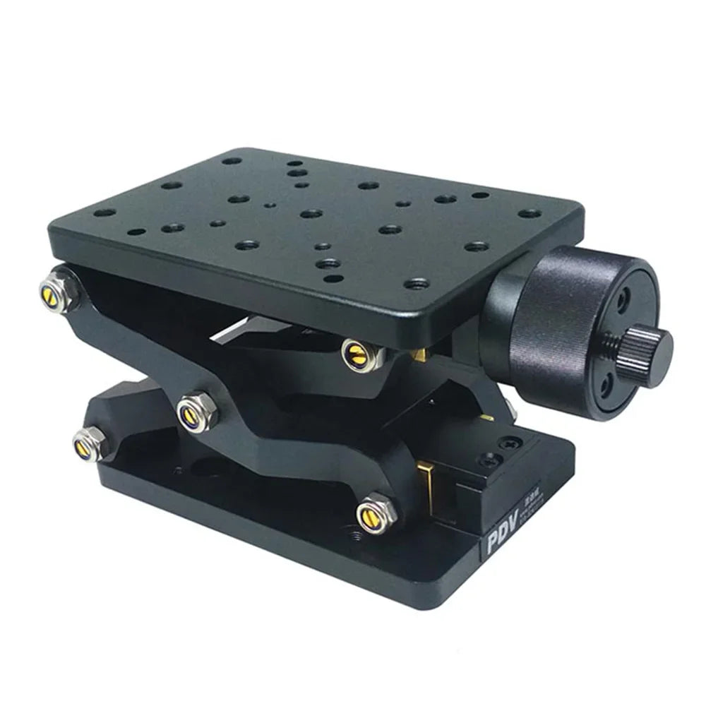 High Precise Manual Lift Z-axis Manual Lab Jack Elevator Optical Sliding Lift lifting platform PT-SD408 PT-SD408S 60mm Travel