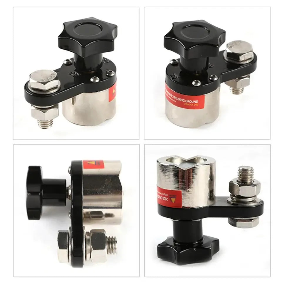 200A MWGC1-200 Iron Welding MachineMagnet oldering Grou Magnet Magnetic Connector Magnetic Welding Ground Clamp Neodymium Clamp