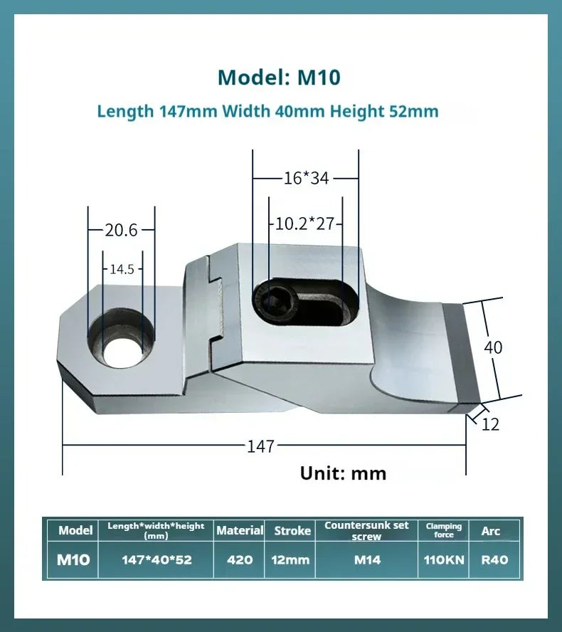 CNC Side Fixture Clamp Fixed Precision Fixtures Clamping OK Vise Vice Frog Clamps Flat End Bench Vice Workholding Fixturing CNC