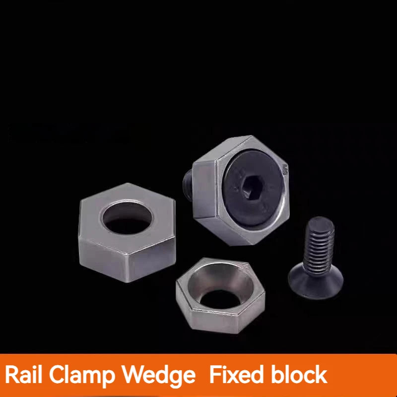 Small Clamping Block M6 M8 Hexagonal Top Measuring Clamps Fixture Jig CNC Batch Parts Processing Side FixedToolingPrecisionVise