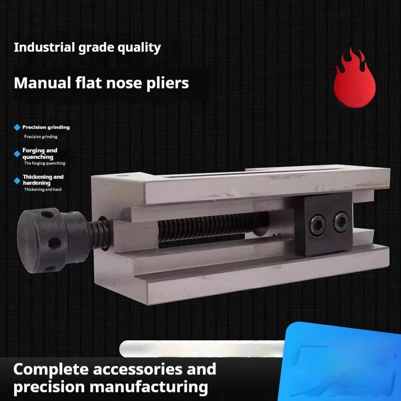 Precision Tool Maker QGG100 4 Inch CNC Vise Right Angle Mirror Grinder CNC Vise Grab Tong Surface Grinder Milling Machine