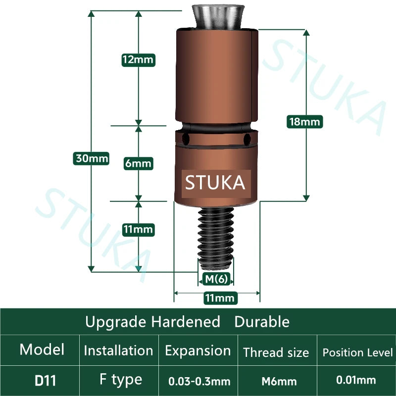 Stuka CNC Inner Diameter Expansion Pin Quick Locating Inner Support Chuck Inner Hole Expansion Fixture for Moulds