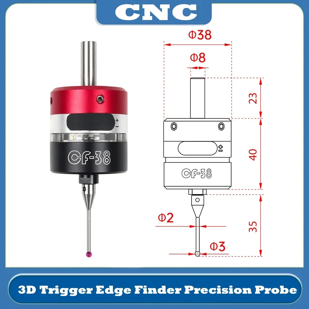 3D edge finder CNC precision probe New CNC trigger CNC milling machine Search center table