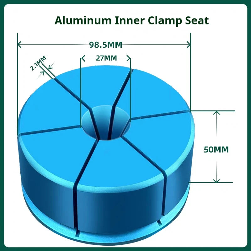 ID OD Pneumatic Workingholding Clamps Workpiece Clamping Fixtures Clamp Any Shape Hold On External Internal Form For Machining