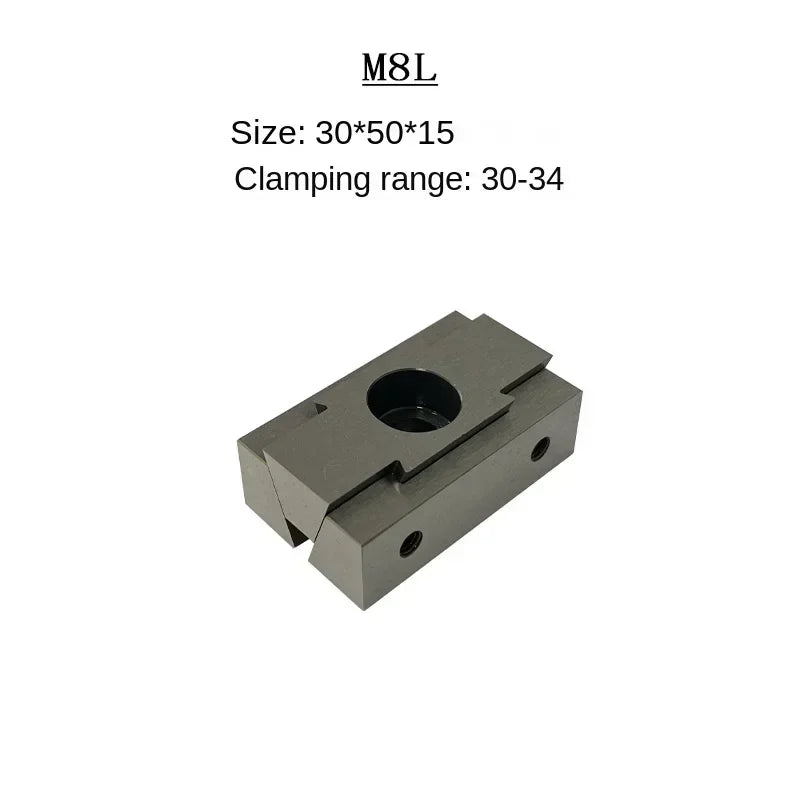 M6/M8L OK Double Extension Vise Fixture CNC Machining Center Multi-station Batch Processing Inclined Wedge Expansion Clamp Block