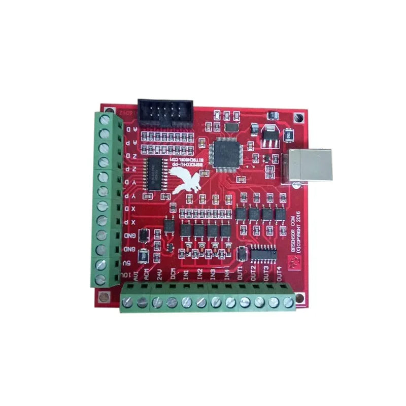 CNC Red Breakout Board USB MACH3 100Khz 4 Axis Interface Driver Motion Controller Driver Board