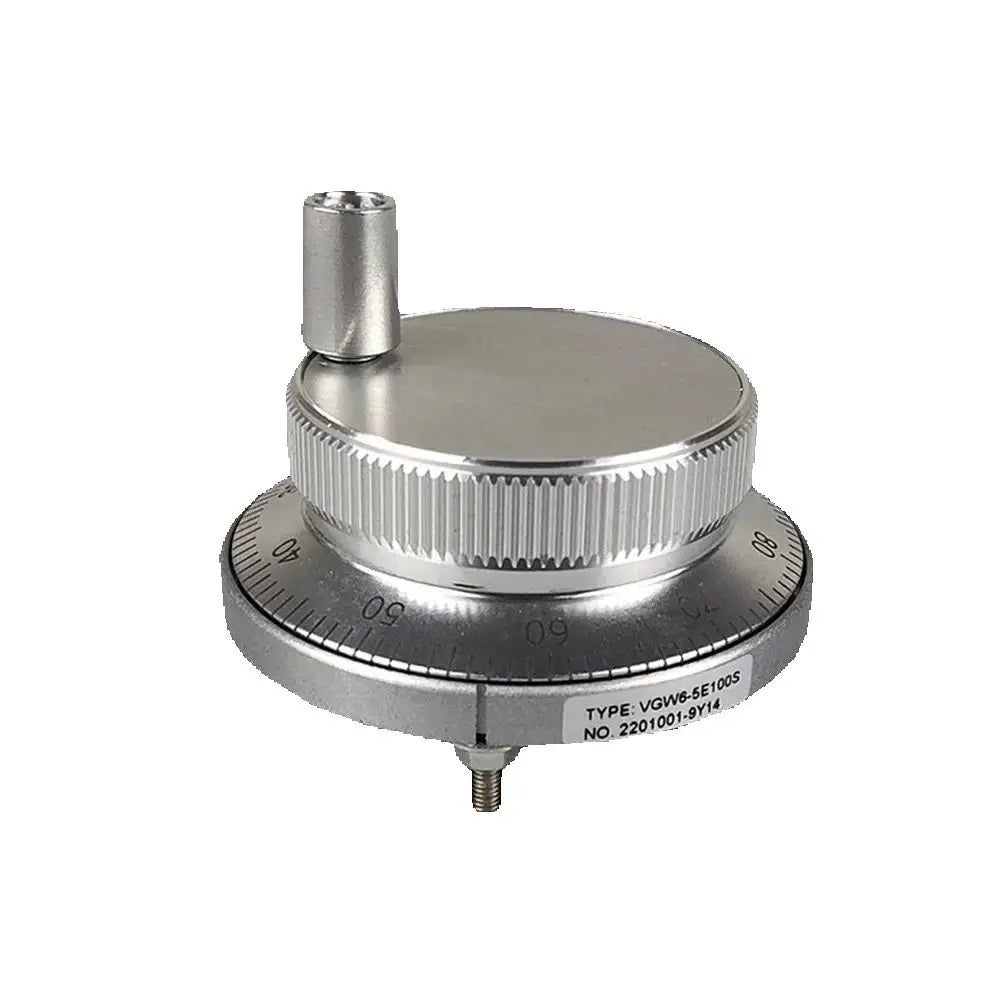 4 terminal 6 terminal CNC pulse generator handwheel 5V 60mm 100PPR manual pulse generator handwheel rotary encoder electronic