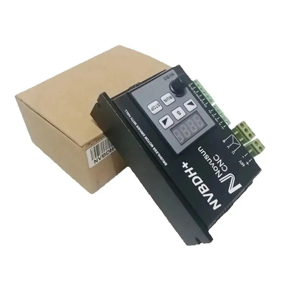 CNC milling machine spindle NVBDH + NVBDL brushless DC motor matching drive with controller 400W digital display