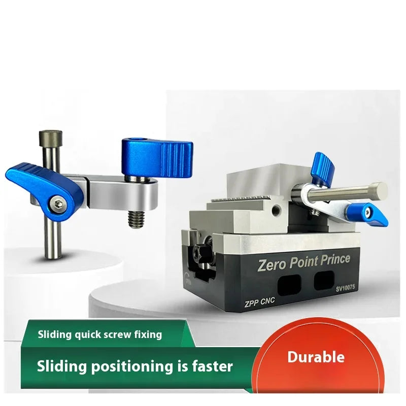 CNC Workpiece Locator Auxiliary Self Centering Vice Vise Magnet Locator Positioner Parallel Magnetic Suction Auxiliary Vise Vice