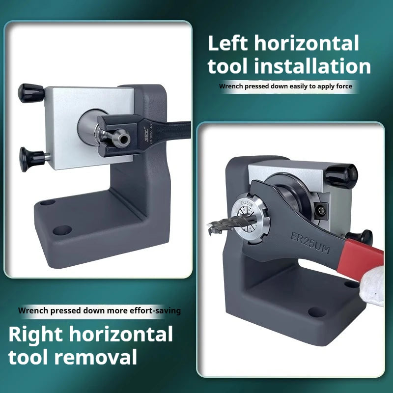 360 degree rotary lock tool holder CNC Tightening Fixture BT30BT40 machining center tool holder remover Tool Locking Device