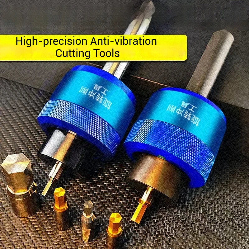 Straight Shank 8.0mm Hexagonal Squareal CT08 CT16 Rotary Broach Punch Holder British System C16/C20/C22/C25/C32 for Lathe