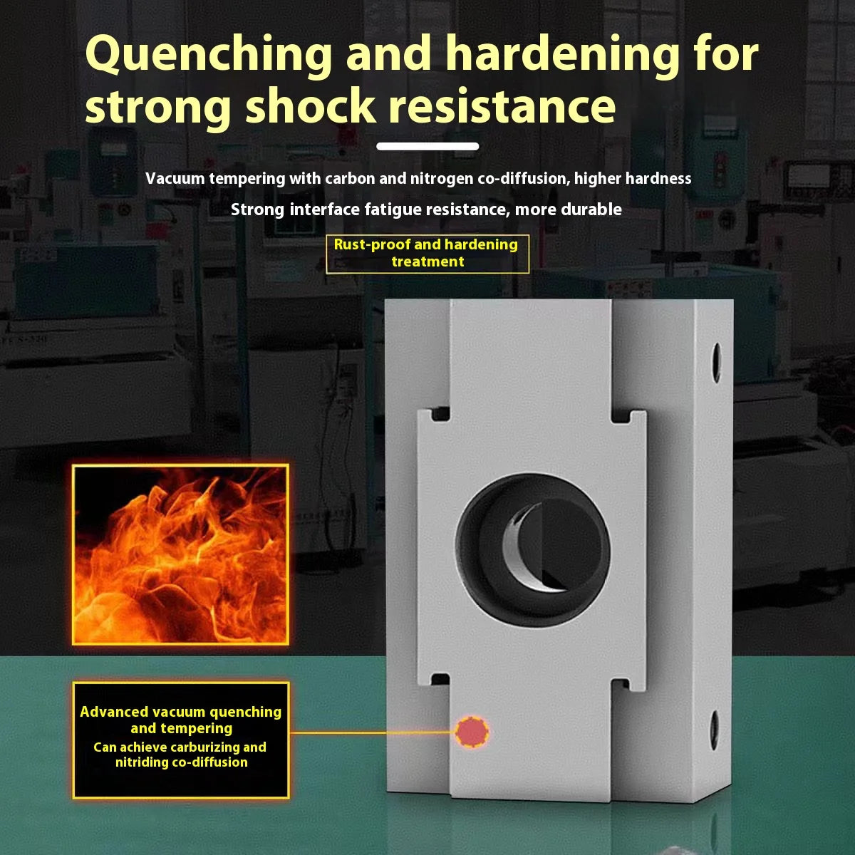 M6/M8L OK Double Extension Vise Fixture CNC Machining Center Multi-station Batch Processing Inclined Wedge Expansion Clamp Block