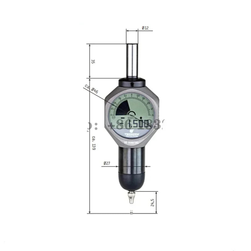 CNC Germany TSCHORN 3D digital display edge finder Thor splitter rod 0.005mm IP67 waterproof probe 01D30012 Cyclmotion