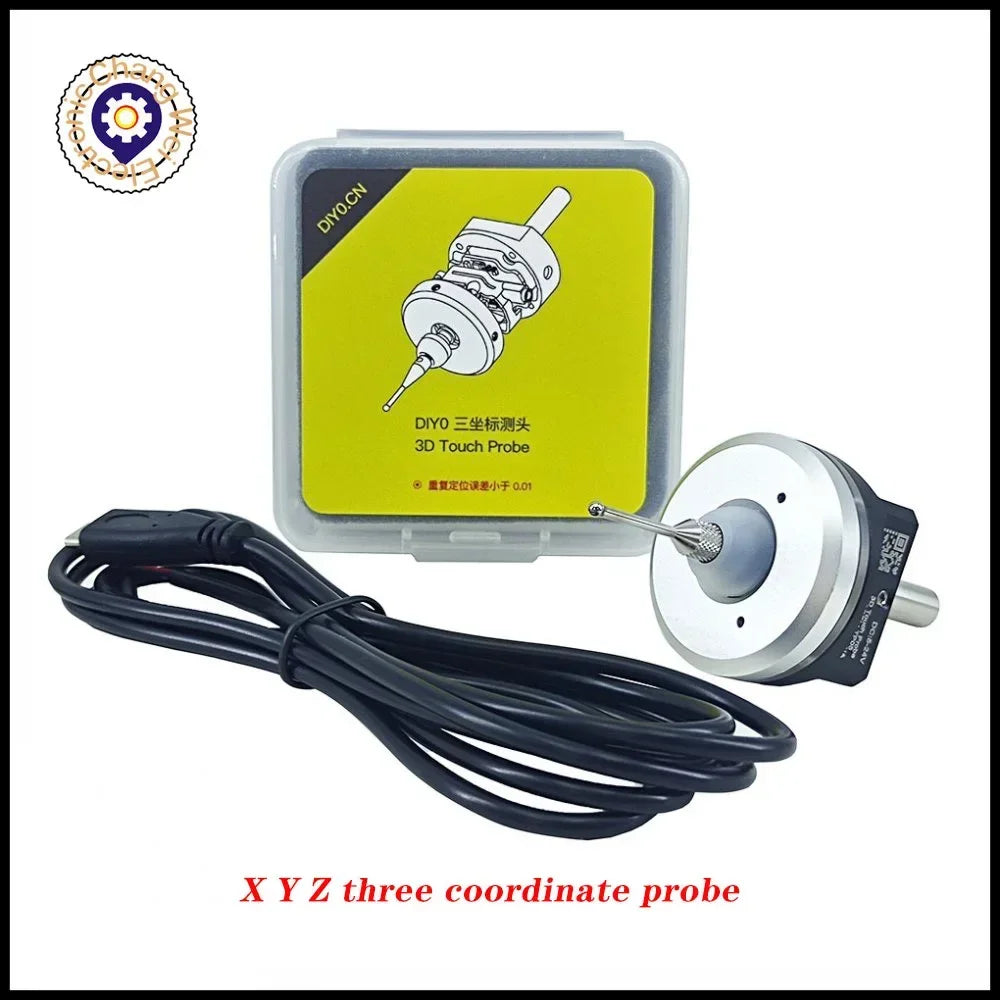 V6 anti-roll 3D Touch Probe edge finder CNC latest to find the center desktop CNC probe compatible with mach 3 and grbl