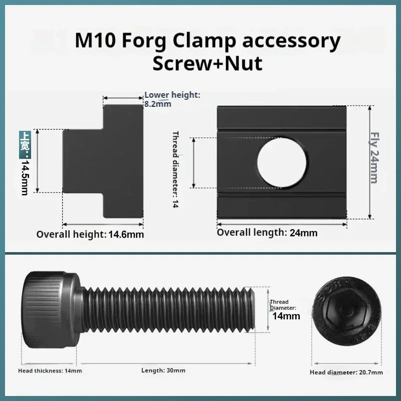 Bench Vice Workholding Fixturing CNC Side Fixture Clamp Fixed Precision Fixtures Clamping OK Vise Vice Frog Clamps Flat End