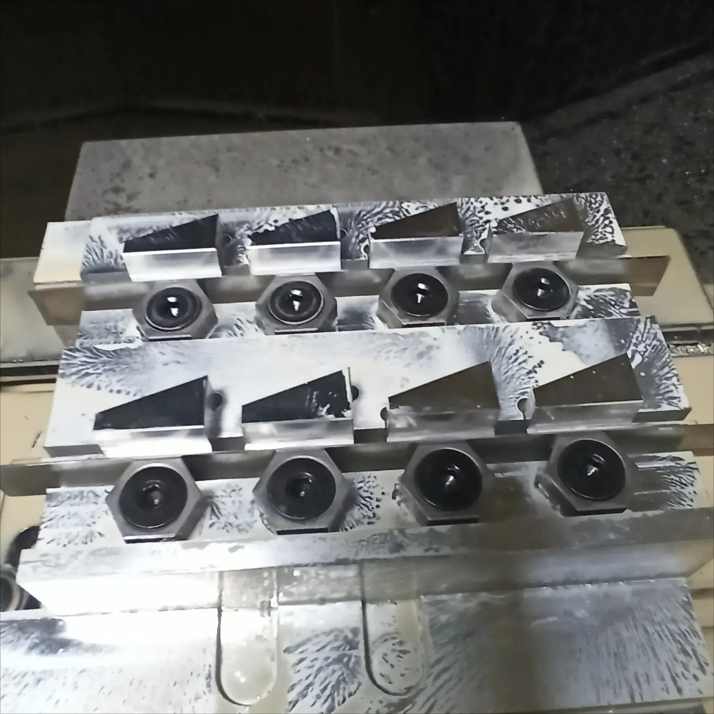Small Clamping Block M6 M8 Hexagonal Top Measuring Clamps Fixture Jig CNC Batch Parts Processing Side FixedToolingPrecisionVise