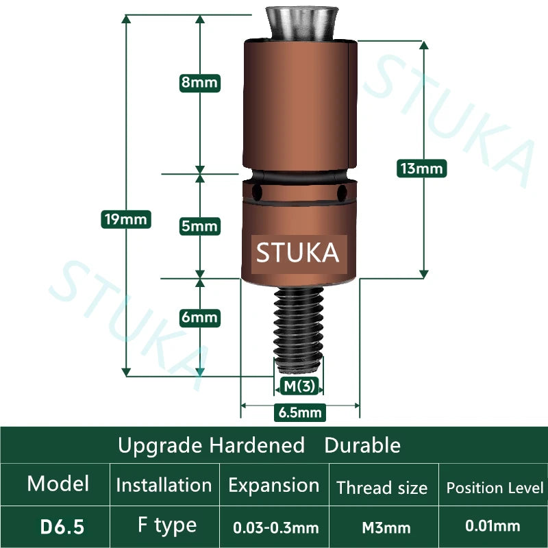 Stuka CNC Inner Diameter Expansion Pin Quick Locating Inner Support Chuck Inner Hole Expansion Fixture for Moulds