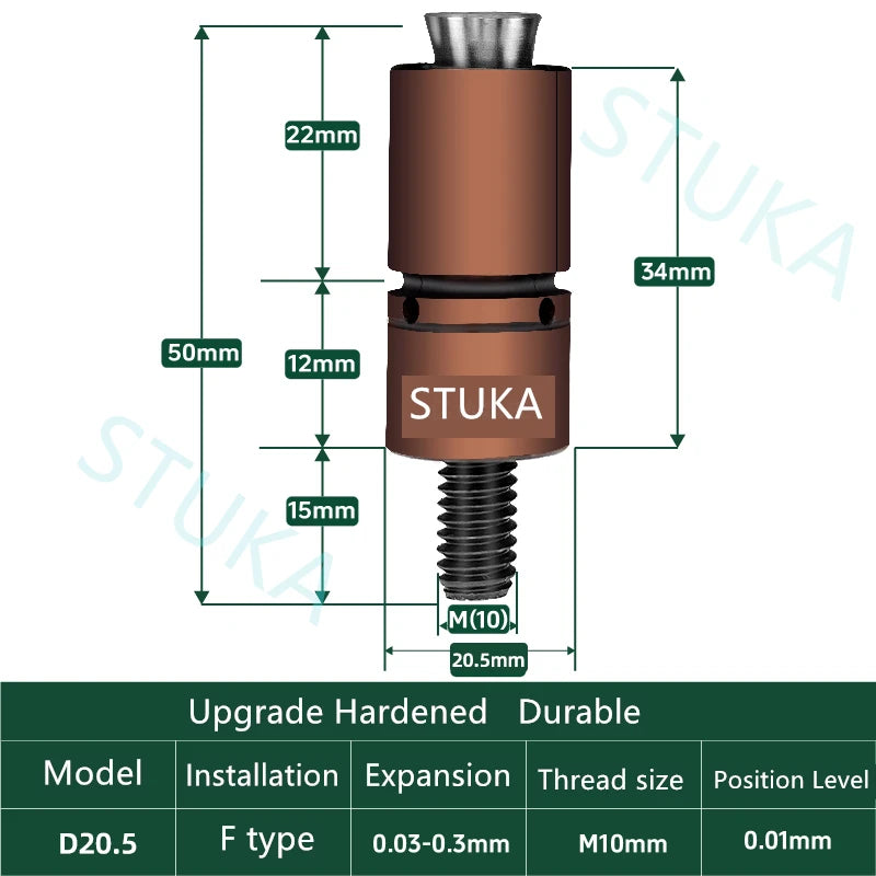 Stuka CNC Inner Diameter Expansion Pin Quick Locating Inner Support Chuck Inner Hole Expansion Fixture for Moulds