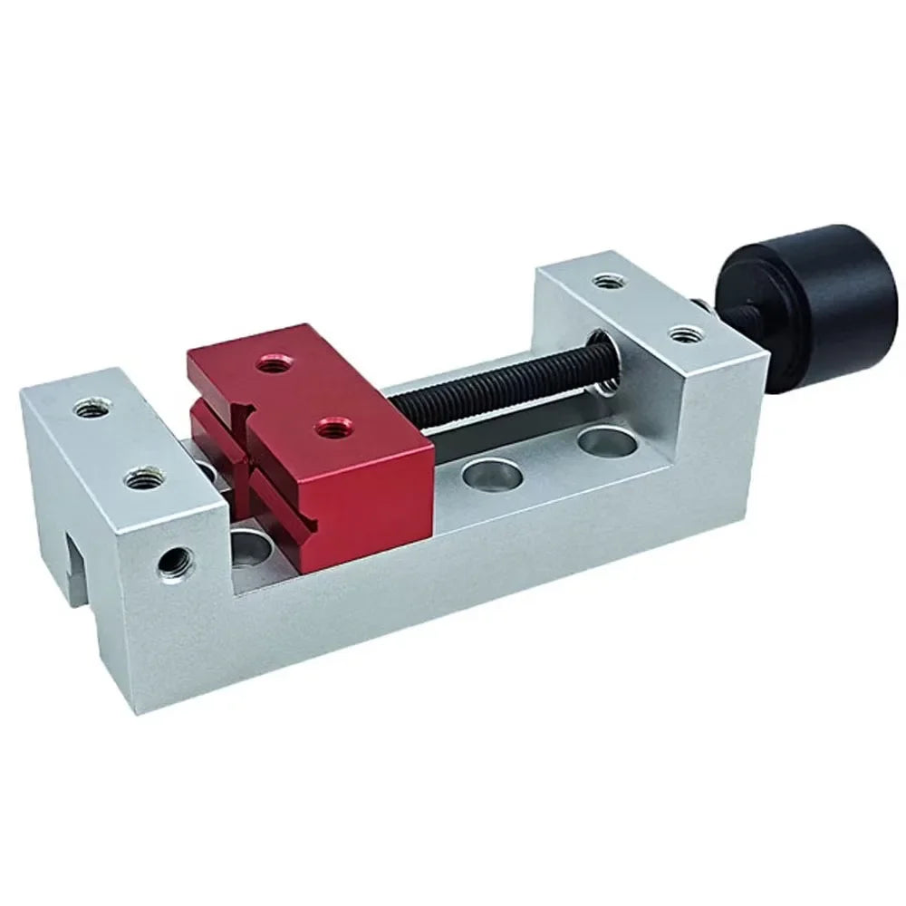 CNC vise carving vise flat-nose pliers drilling machine opening parallel DIY sculpture crafts metal adjustment manual tool