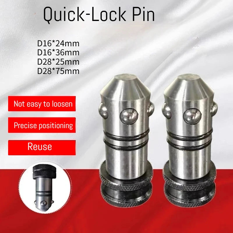 D28 D16 Quick Locking Fixture D16 Handle Hexagon Countersunk Connection Positioning Magnetic Pin 3D Flexible Welding Platform
