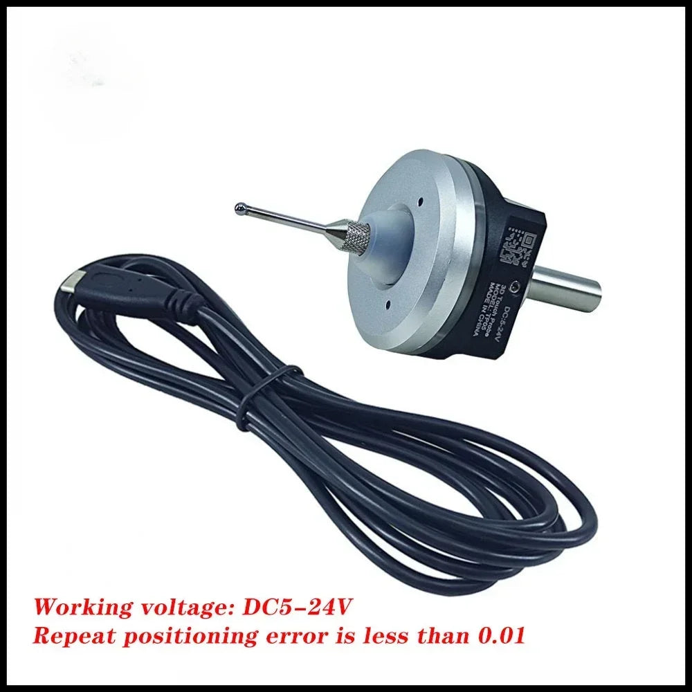 V6 Anti-roll 3D Touch Probe Edge Finder Finds The Center of The Desktop CNC Probe Compatible with Mach3 and Grbl