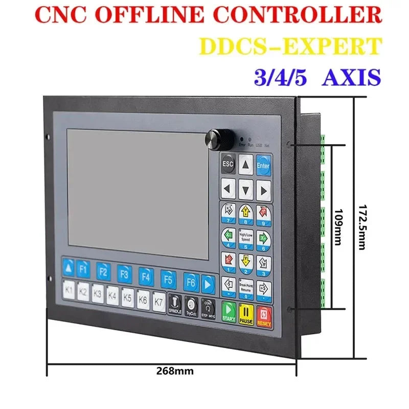 Standalone CNC Controller DDCS-EXPERT/M350 3/4/5 Axis 1Mkhz Support Close-loop Stepper Sevro/Double Y-axis ATC Replace DDCSV3.1
