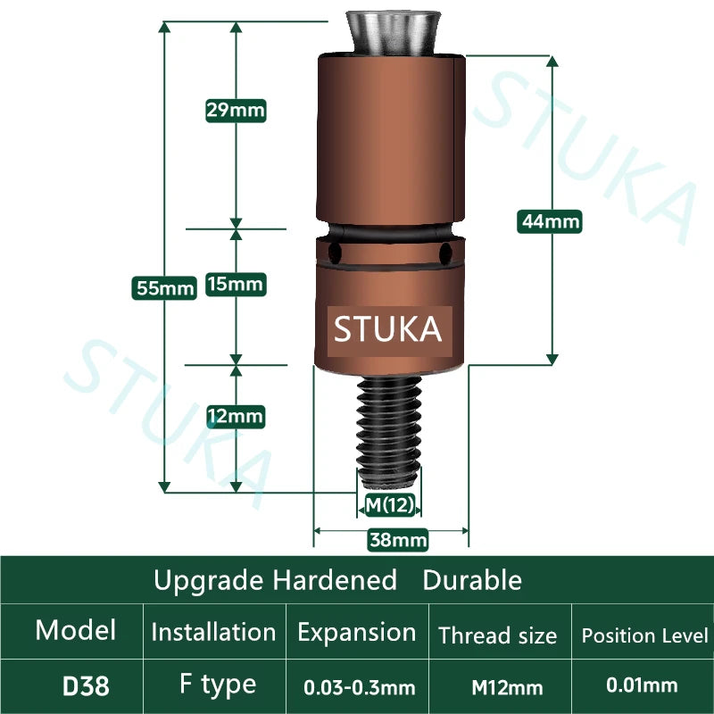 Stuka CNC Inner Diameter Expansion Pin Quick Locating Inner Support Chuck Inner Hole Expansion Fixture for Moulds