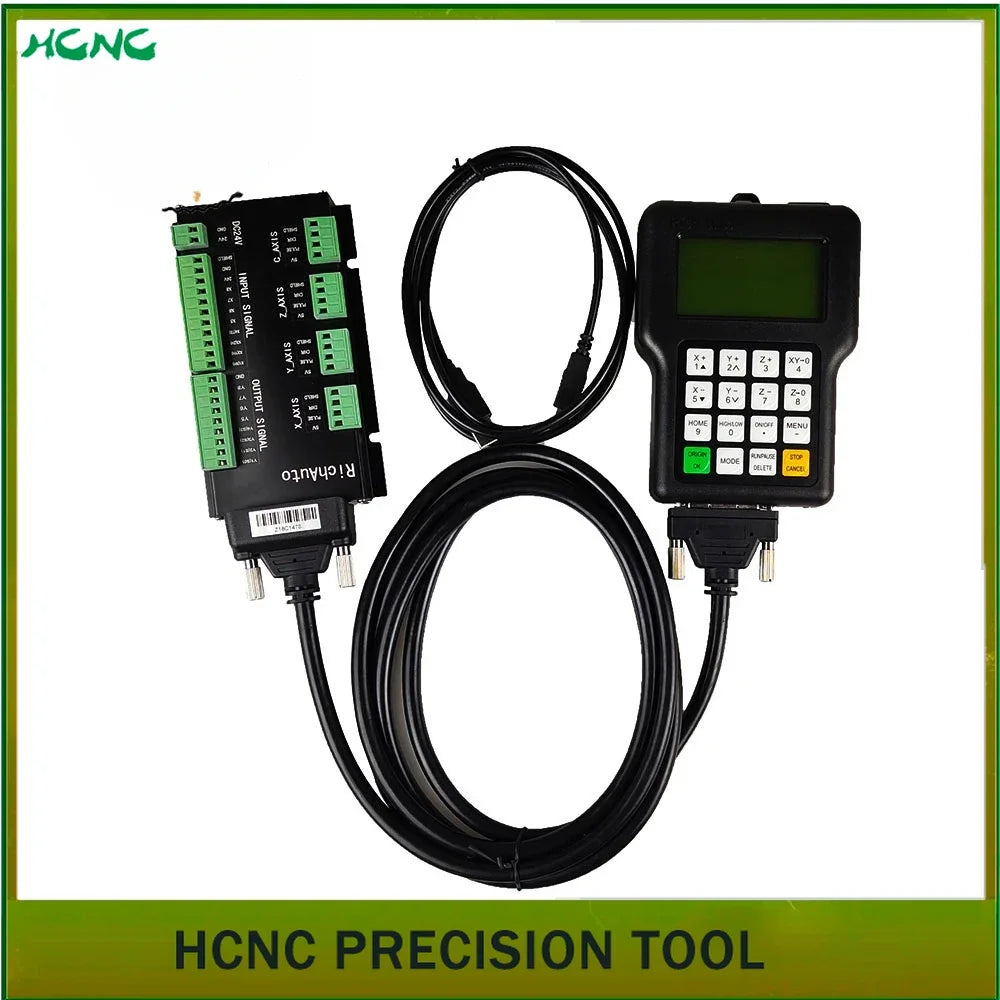 CNC Controller Richauto DSP A11E A18E 3Axis 4Axis USB Remote Control System, Supports Multi-Head Replacement and G Code
