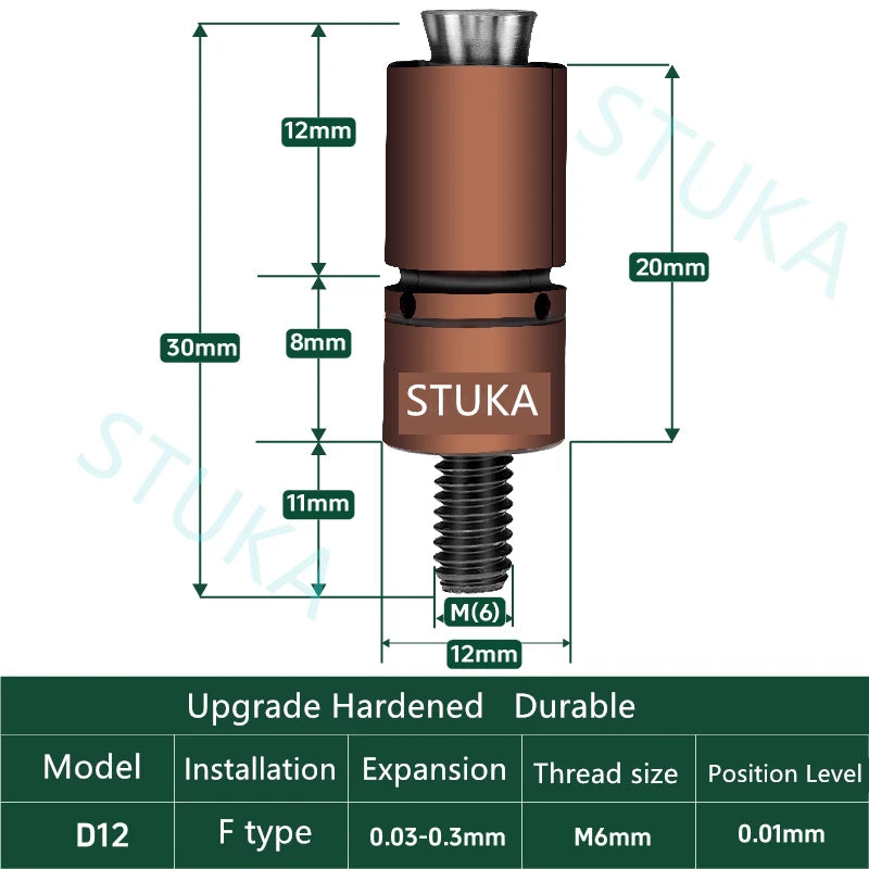 Stuka CNC Inner Diameter Expansion Pin Quick Locating Inner Support Chuck Inner Hole Expansion Fixture for Moulds