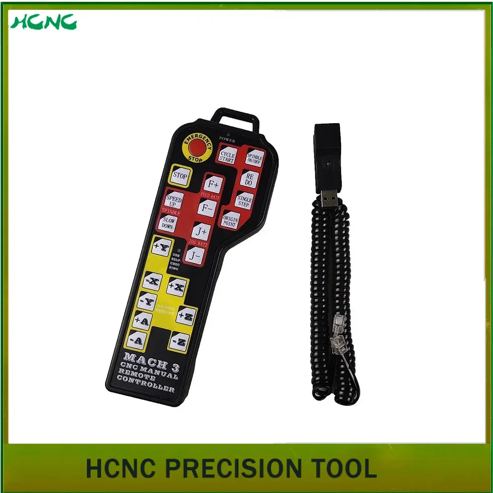 CNC MACH3 electronic handwheel manual controller USBMODBUS MPG CNC engraving machine motion card interface board pulse generator