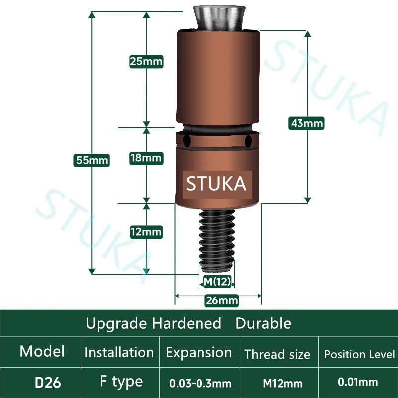 Stuka CNC Inner Diameter Expansion Pin Quick Locating Inner Support Chuck Inner Hole Expansion Fixture for Moulds