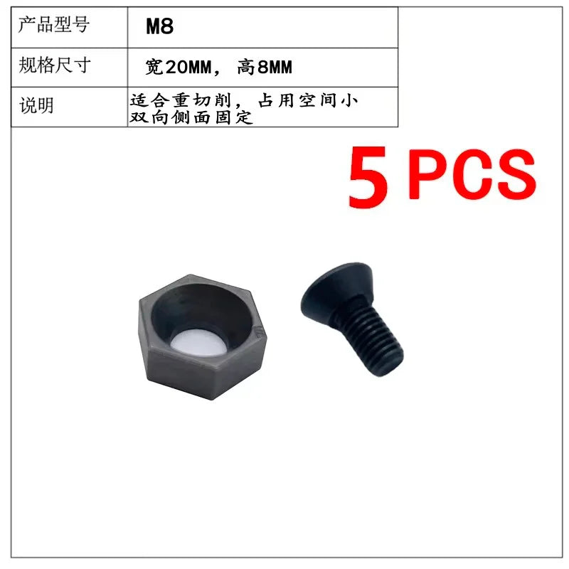 CNC Machining Hexagonal Top Measuring Fixture Clamping CNC Batch Parts Processing Side Fixed Tooling Precision Vise