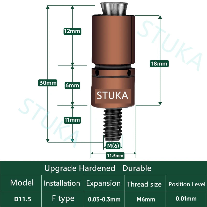 Stuka CNC Inner Diameter Expansion Pin Quick Locating Inner Support Chuck Inner Hole Expansion Fixture for Moulds