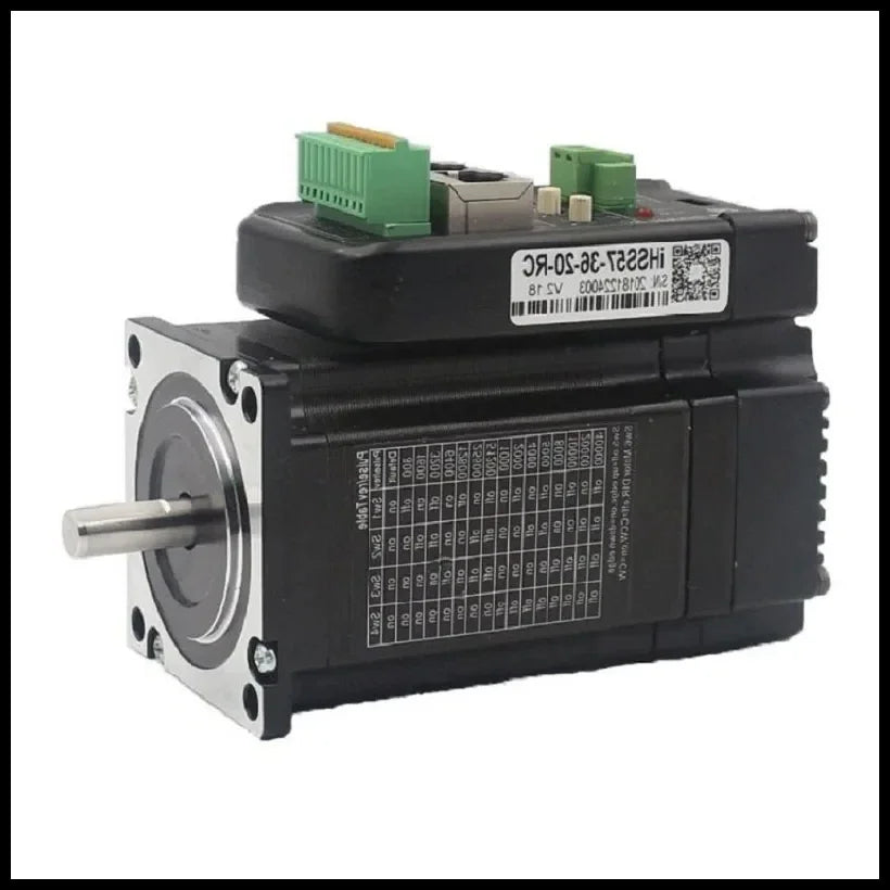 CNC JMC Nema 23 2-Phase 2Nm 4.5A Integrated CANopen RS485 Modbus-RTU Stepper Motor & Driver for CNC Machine Kits IHSS57-36-20-RC