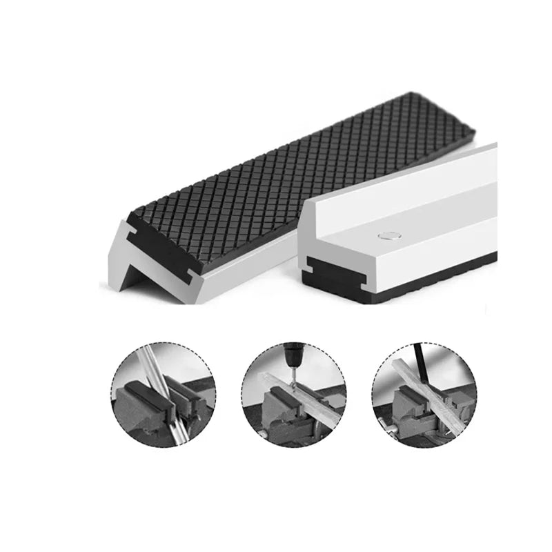 Protect Cover Vise 4/5/6'' Jaws Magnetic Protective Cover Aluminium Alloy Rubber Hand Tools Bench Vise Protector Accessories